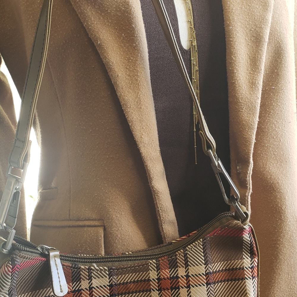 Plaid handbag